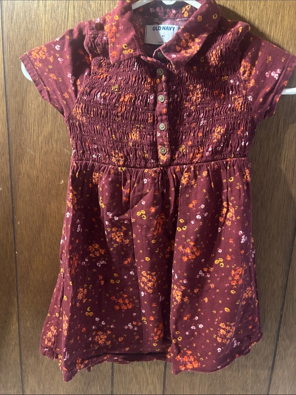 5/$20 Old Navy | Floral Smocked Dress